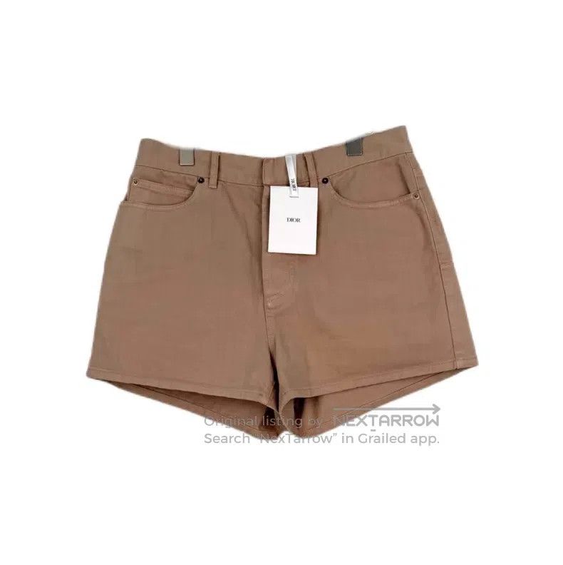 Dior Dior Nude pink denim cotton shorts Size 25" / US 0 / IT 36 - 1 Thumbnail