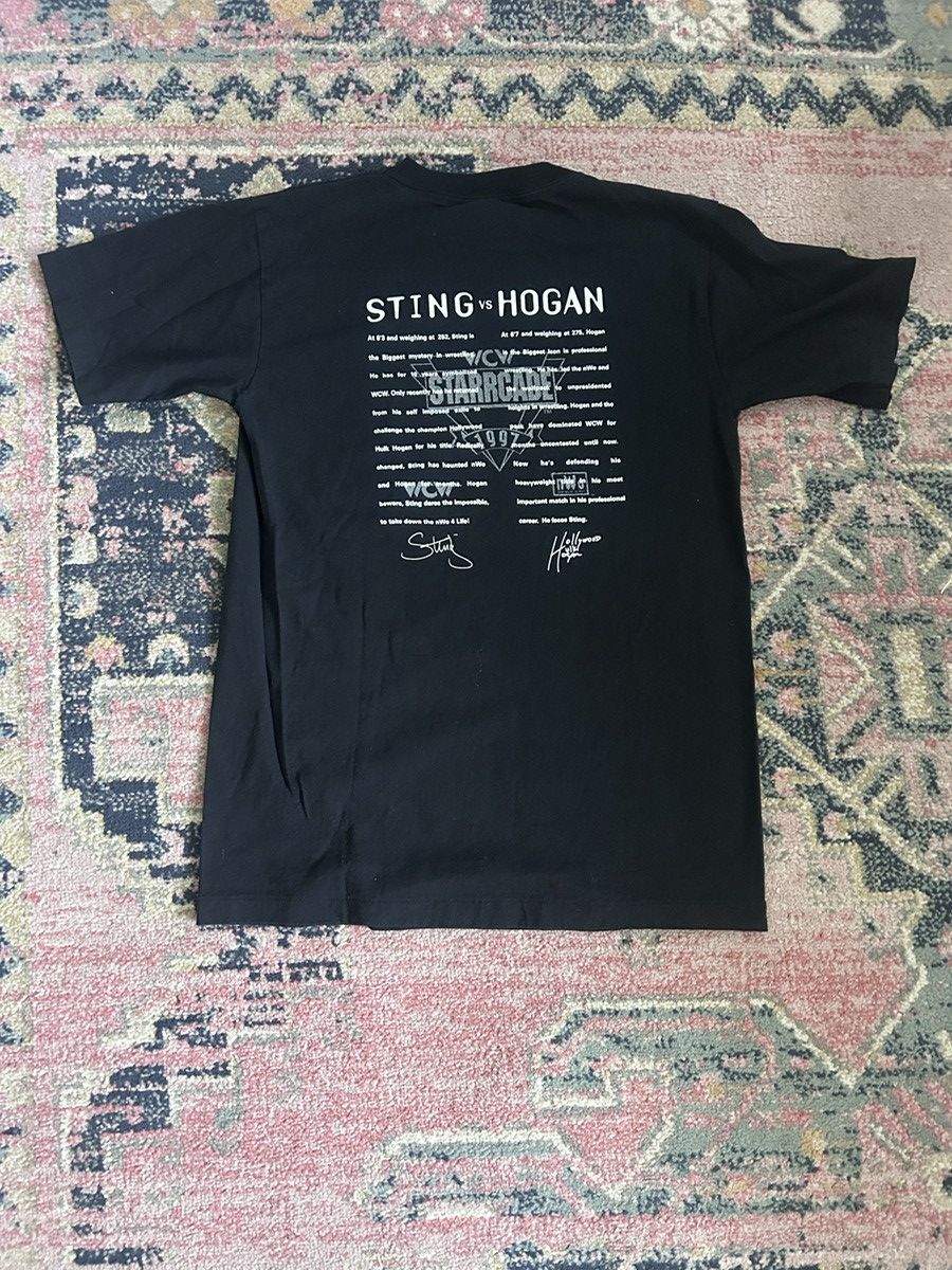 WCW/nWo Vintage 90s WCW Starrcade 1997 Sting vs Hogan Shirt Size US M / EU 48-50 / 2 - 4 Thumbnail