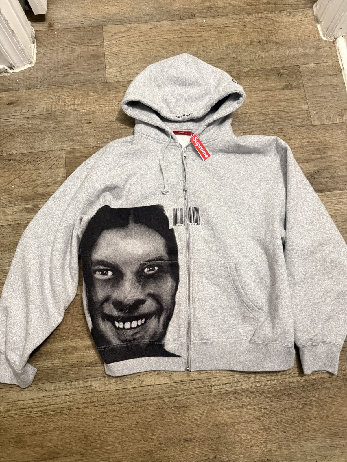 Designer × Streetwear × Supreme Supreme x Aphex Twin Zip Up hoodie