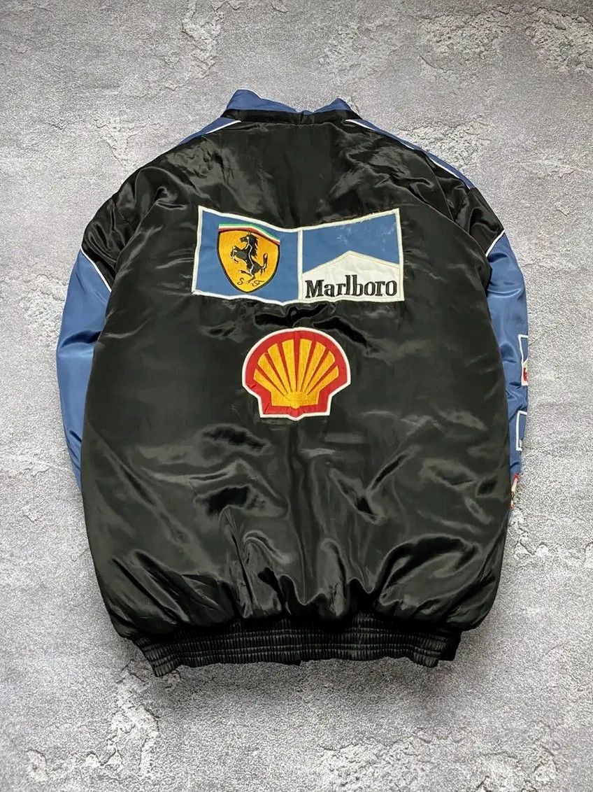 Formula 1 🔥Vintage Ferrari Marlboro F1 Racing Bomber Jacket Retro Y2K Size US S / EU 44-46 / 1 - 2 Thumbnail