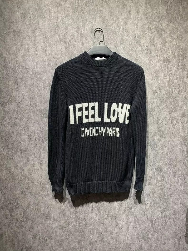 Givenchy Givenchy Black Print Knit Sweater 2505-Nextarrow Size US S / EU 44-46 / 1 - 1 Thumbnail