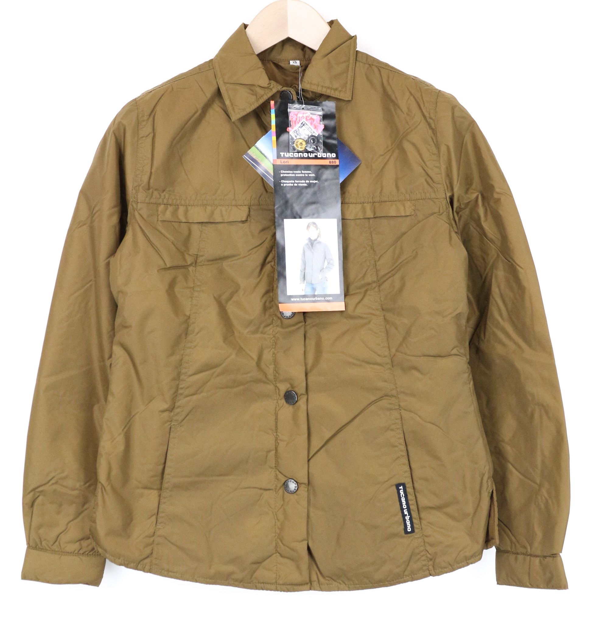 Other LORI XS Brown Windproof Breathable Moto Jacket 74296 Size XS / US 0-2 / IT 36-38 - 1 Thumbnail