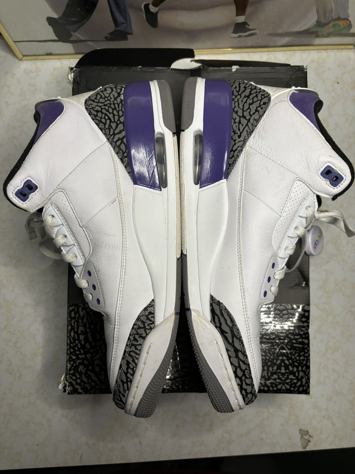Jordan Brand Air Jordan 3 Retro Iris Size US 13 / EU 46 - 3 Thumbnail