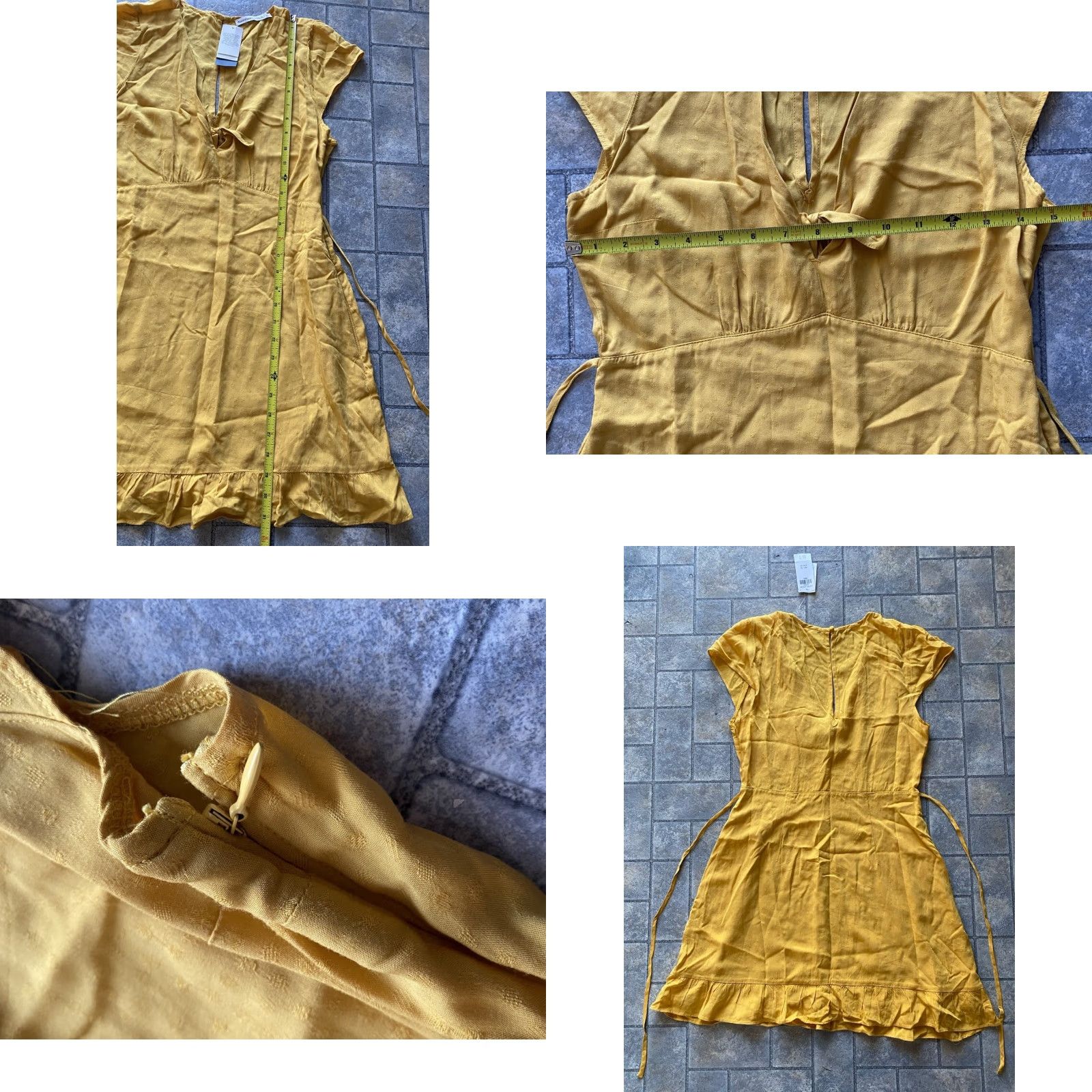 Abercrombie & Fitch Abercrombie & Fitch Women's Yellow Sleeveless Dress Top S Dress Sleeveless Women Small/Yellow See Photos Size S / US 4 / IT 40 - 8 Thumbnail