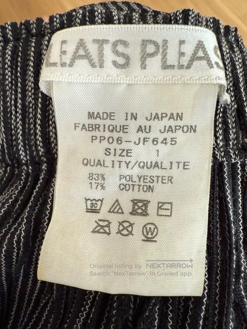 Issey Miyake Issey Miyake size:1 Black Cotton Blend Pants Size 31" - 3 Thumbnail