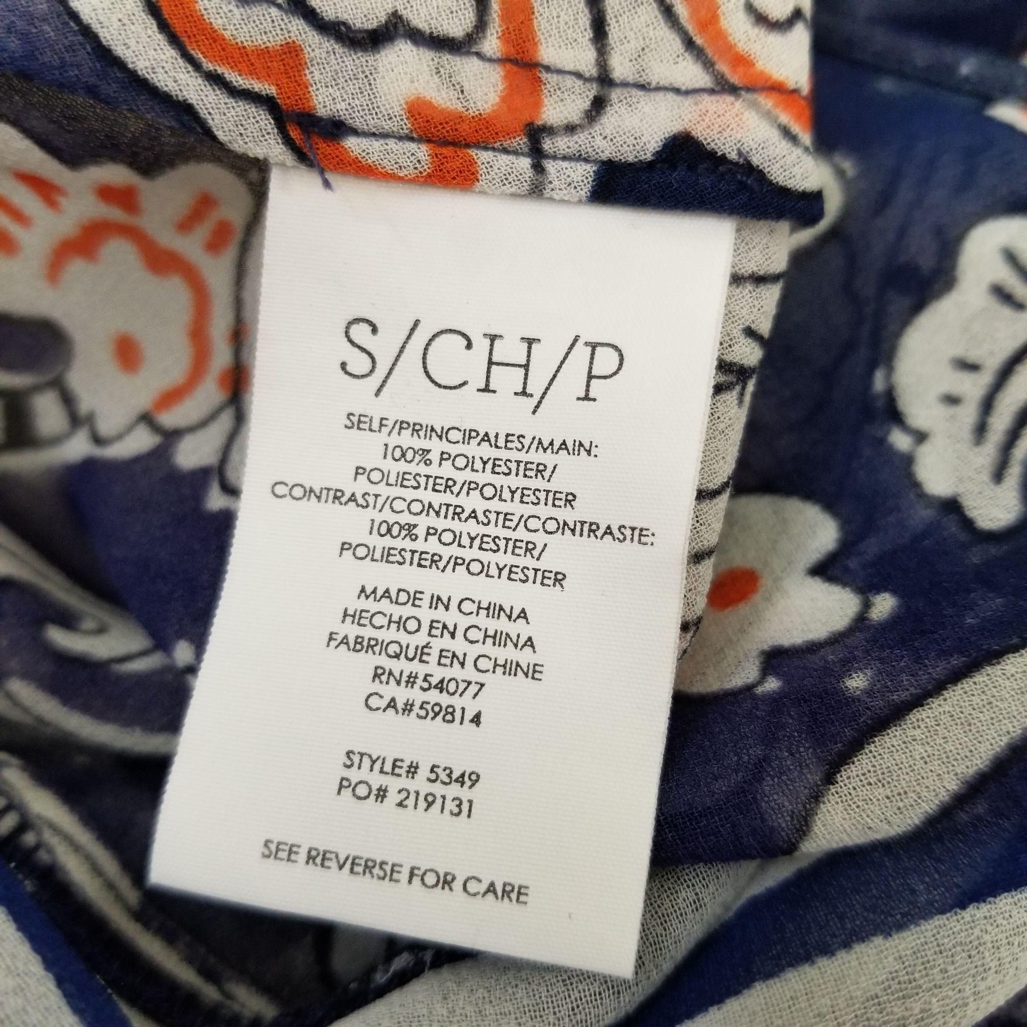 Other Cabi S Blue Paisley Stripe Top Sleeveless Sheer Peplum 5349 Size S / US 4 / IT 40 - 6 Thumbnail
