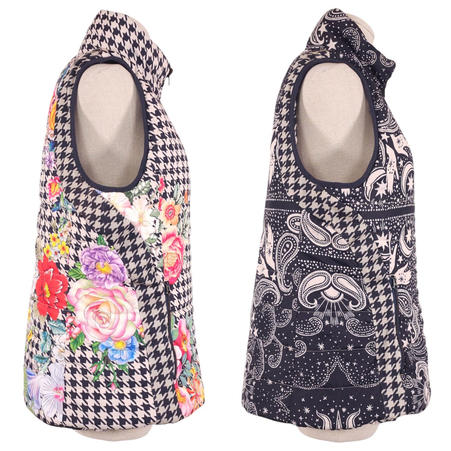 Johnny Was Johnny Was Sasha Reversible Vest Jacket Sz Medium Size M / US 6-8 / IT 42-44 - 4 Thumbnail