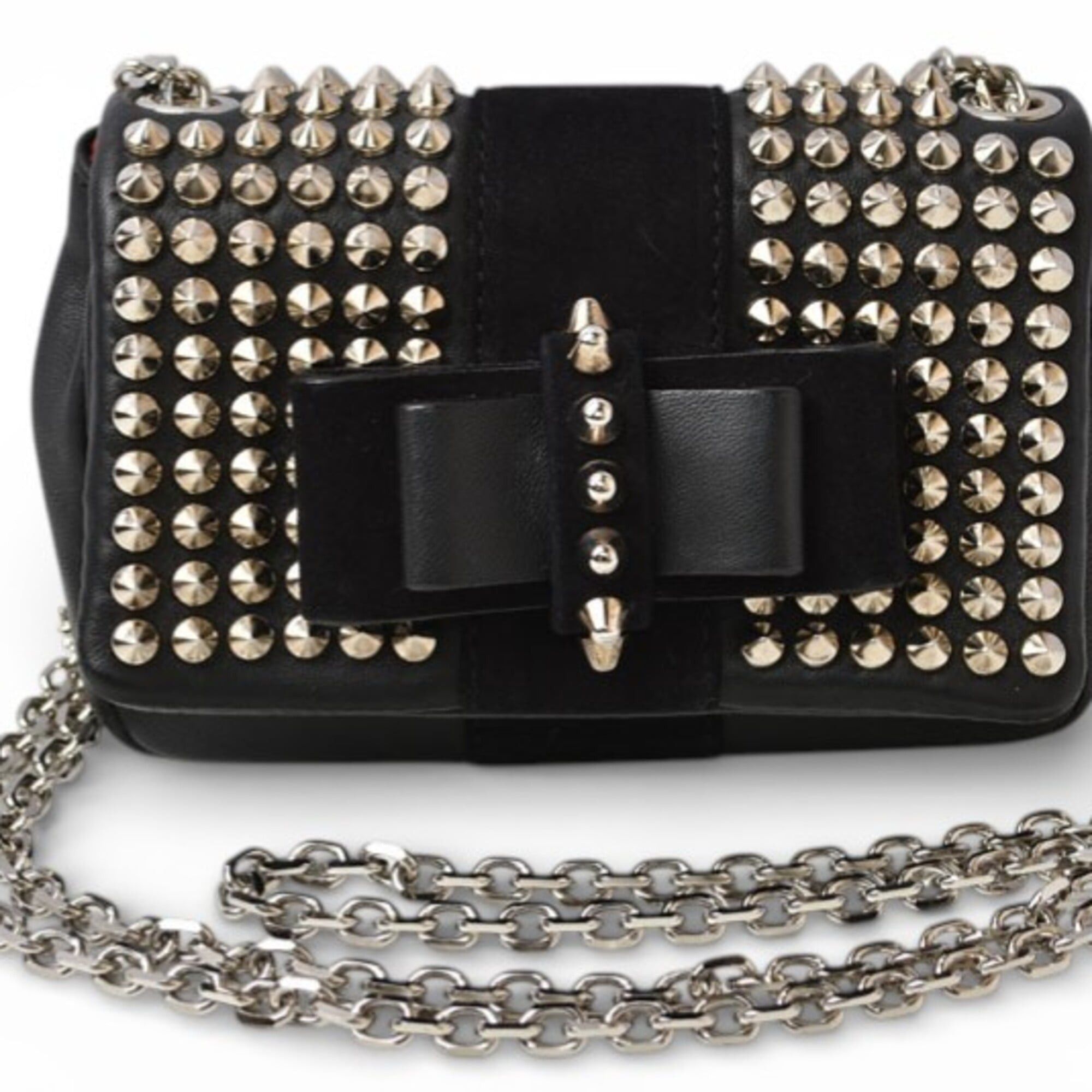 Christian Louboutin Christian Louboutin Chain Mini Shoulder Bag 2-way Sweet Charity Black Size ONE SIZE - 1 Thumbnail