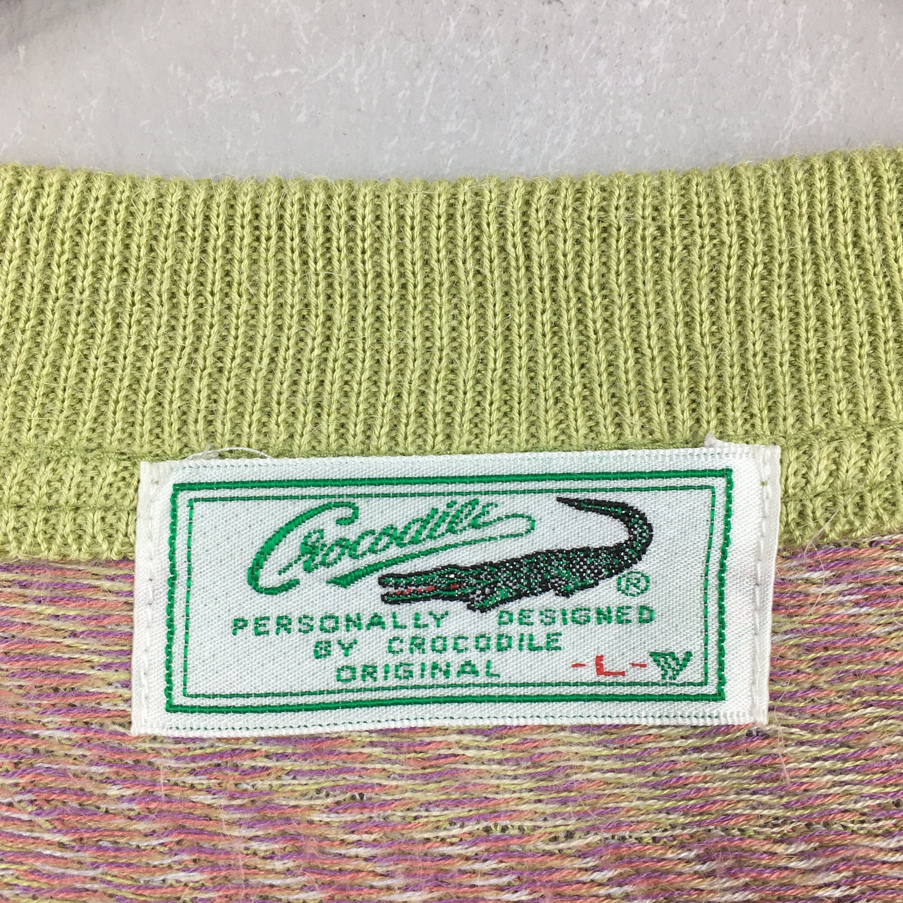 Other Vintage Retro Crocodile Sports Tribal Sweatshirts Large Size US L / EU 52-54 / 3 - 5 Thumbnail