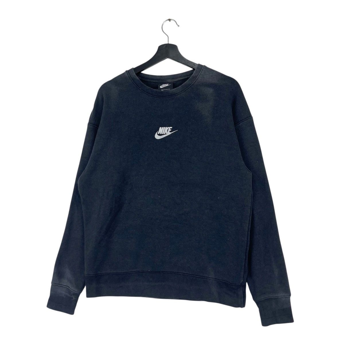 Nike Vintage Y2K Nike Black Sun Faded Sweatshirt Size US M / EU 48-50 / 2 - 4 Thumbnail