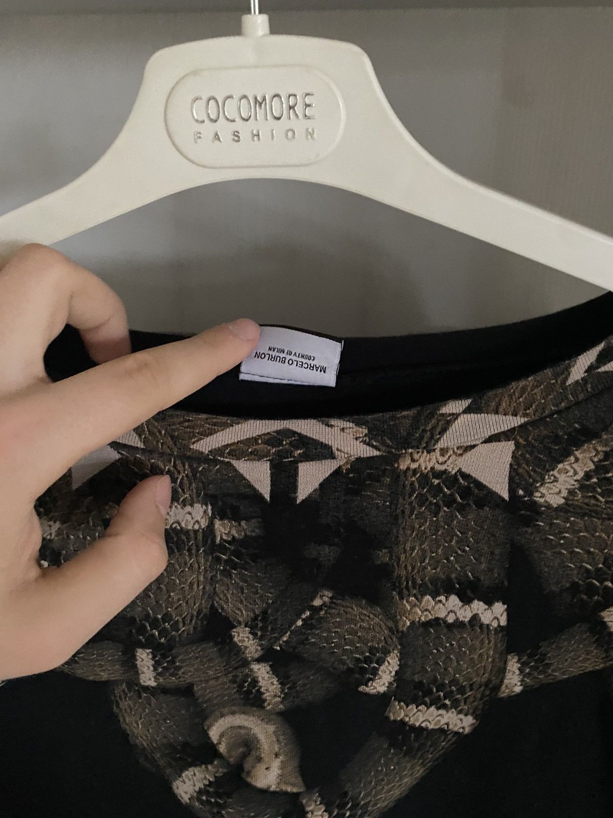 Marcelo Burlon Marcelo Burlon Crewneck Brown Snake Japanese Drip Y2K Rare Size US M / EU 48-50 / 2 - 4 Thumbnail