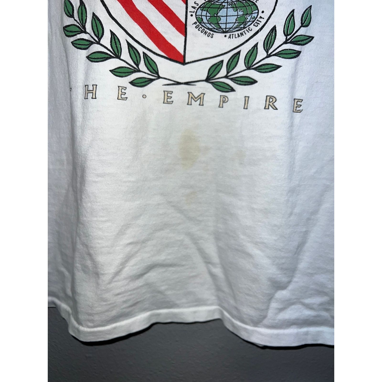 Vintage Womens Vintage Caesars Shirt Las Vegas Crop Top Stained L Size L / US 10 / IT 46 - 7 Thumbnail
