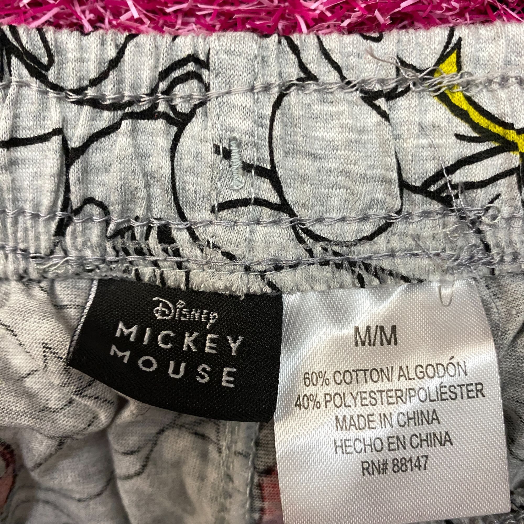Disney Disney Mickey Mouse Fun Print Pajamas Lounge Pants Medium Size 28" / US 6 / IT 42 - 5 Thumbnail
