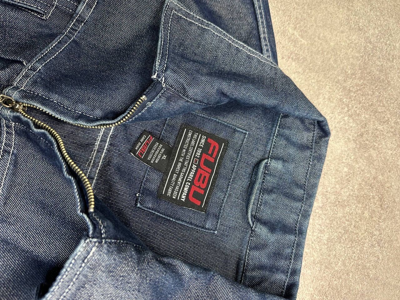 Fubu Vintage 90s Fubu JNCO Style Raw Denim Jacket XL Size US XL / EU 56 / 4 - 8 Thumbnail