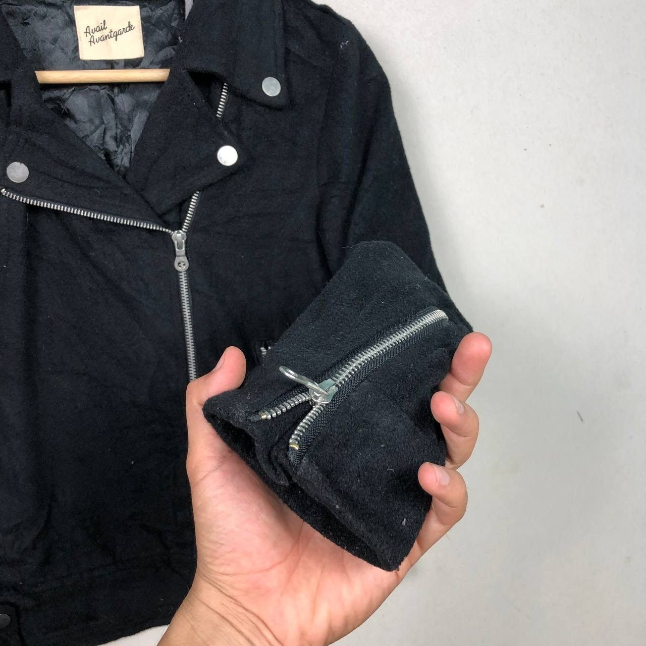 Japanese Brand Avail Avant Garde Double Collar Punk Goth Jacket Size US S / EU 44-46 / 1 - 5 Thumbnail