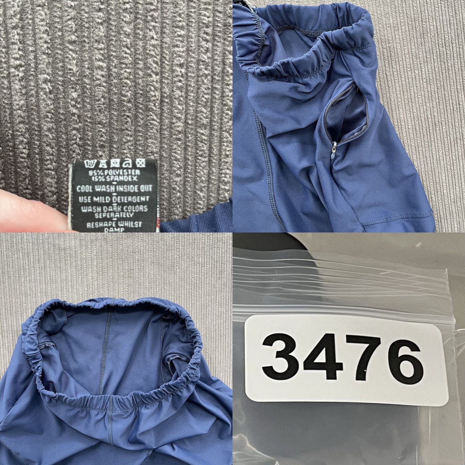 YoungLA Young LA Men Shorts XL Blue Polyester Athletic Beach Outdoor 5-Pocket Inseam 9in Regular Fit Size US 36 / EU 52 - 8 Thumbnail