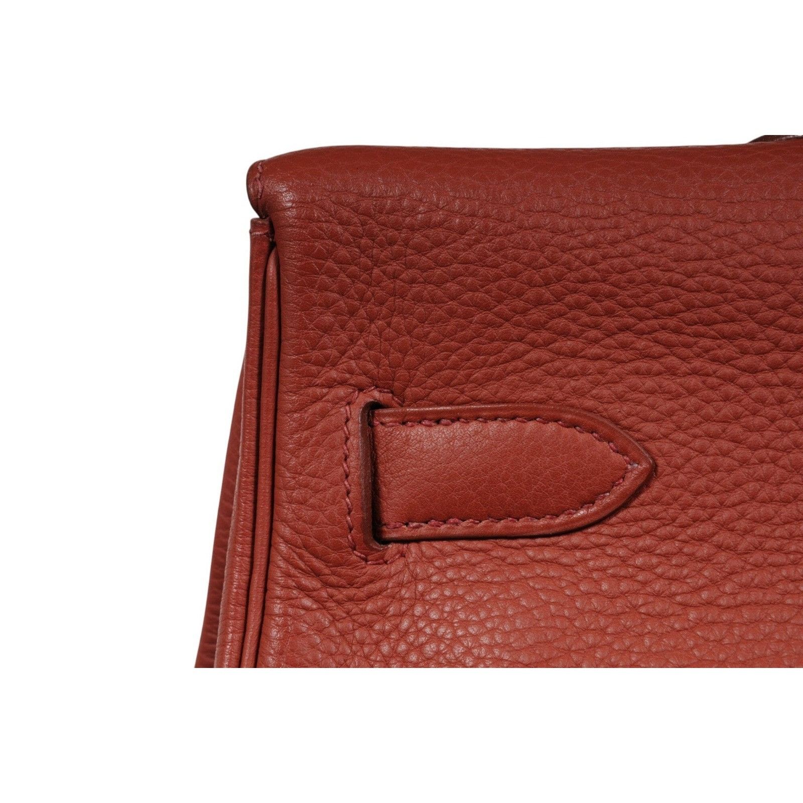Hermes Vintage Kelly 50 Red Bordeaux Gold Hardware Travel Ca Size ONE SIZE - 20 Thumbnail