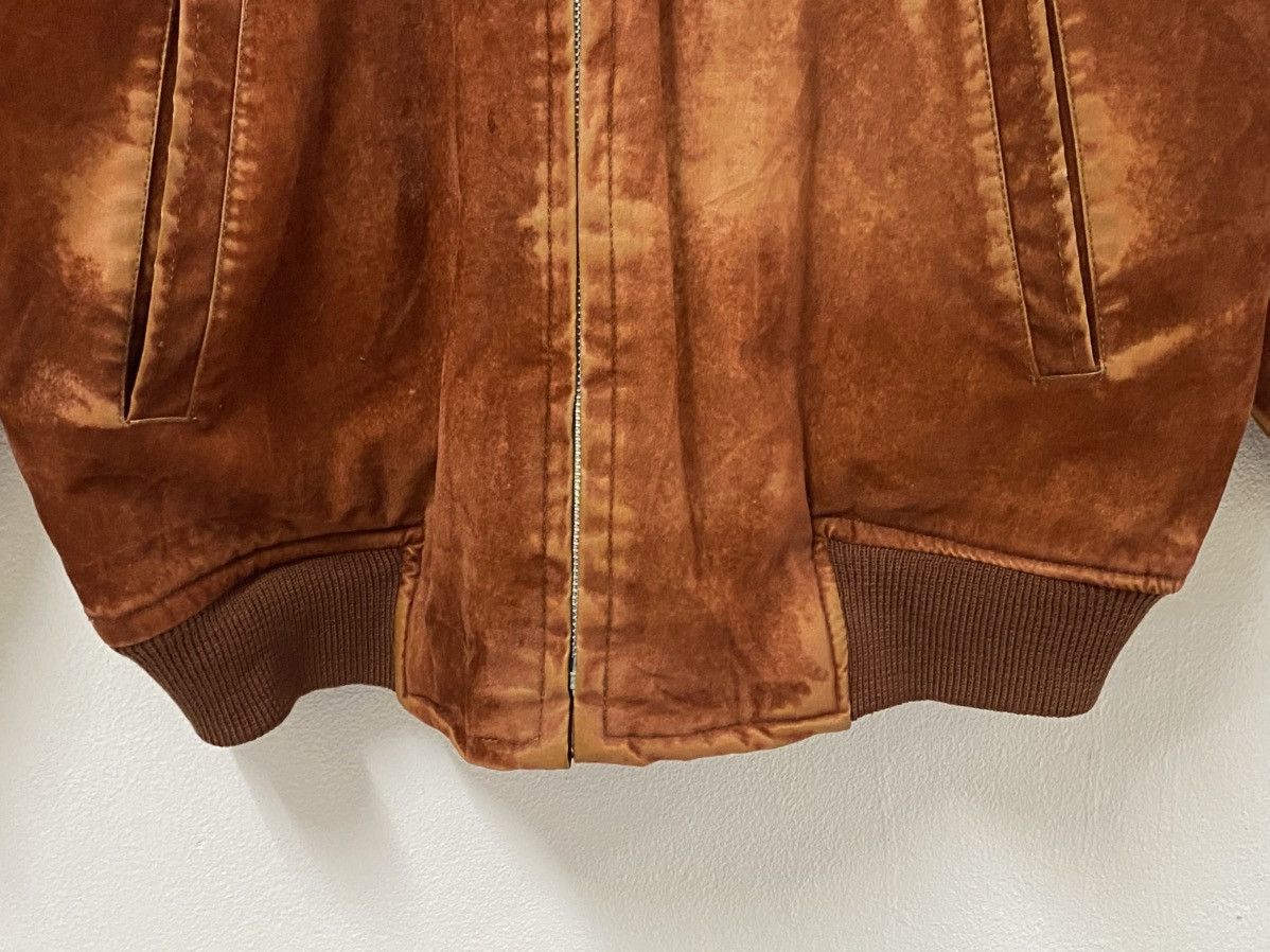 Japanese Brand Vintage Japanese Acrylic Bomber Jacket Brown Made in Japan Size US M / EU 48-50 / 2 - 12 Thumbnail