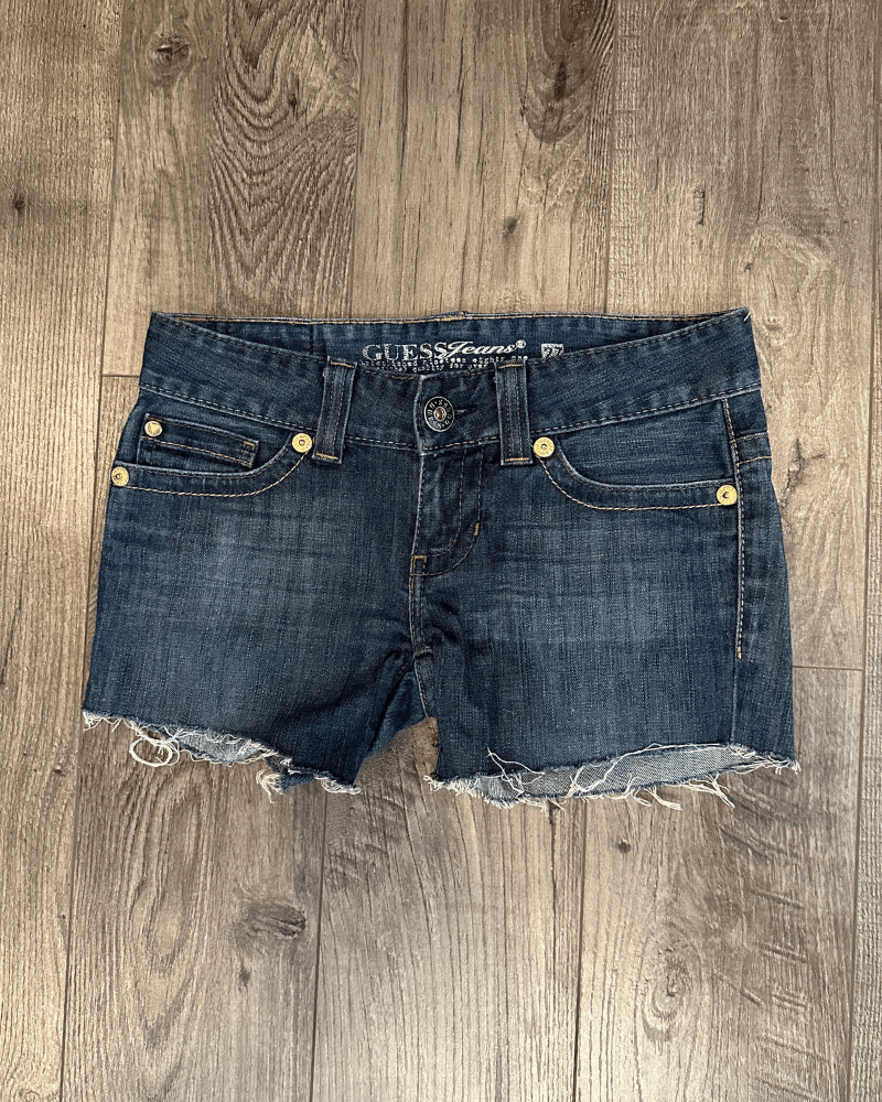 Guess Vintage Y2K Guess Women's Denim Jean Shorts - Size 27 Size 27" / US 4 / IT 40 - 2 Thumbnail
