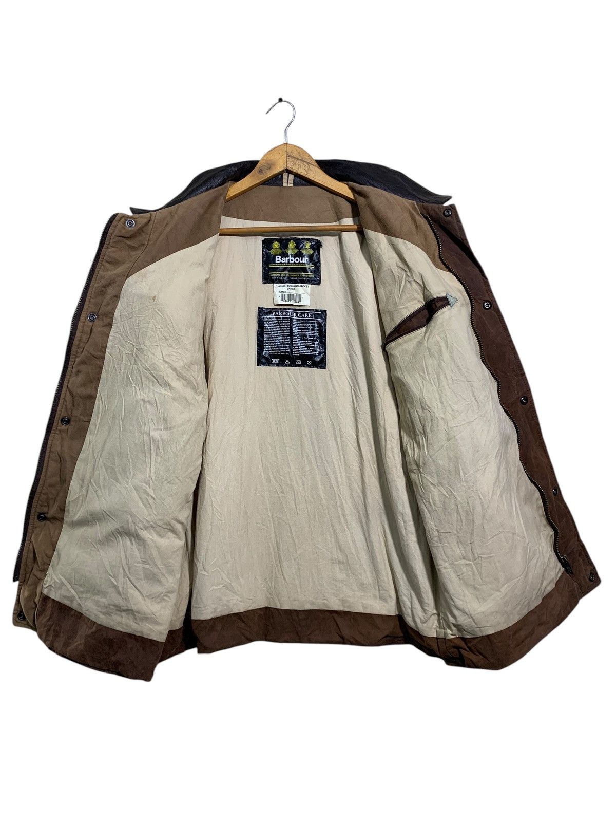 Barbour 🔥BARBOUR BUSHMAN JACKET WAX Size US L / EU 52-54 / 3 - 11 Thumbnail