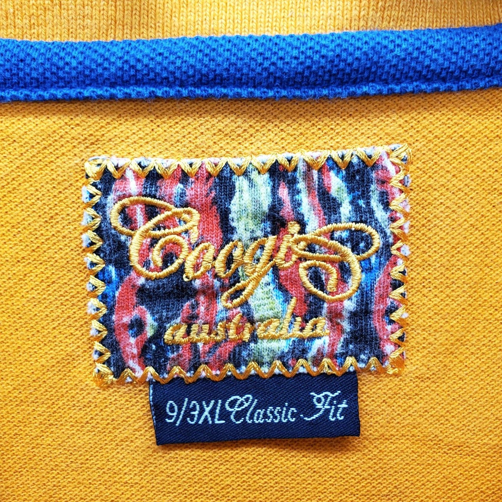Coogi Coogi Australia Polo Shirt Men 3XL Yellow Classic Fit Long Sleeve Collar Popover Shirt Mens 3XL Yellow Classic Fit Polo Size US XXL / EU 58 / 5 - 6 Thumbnail