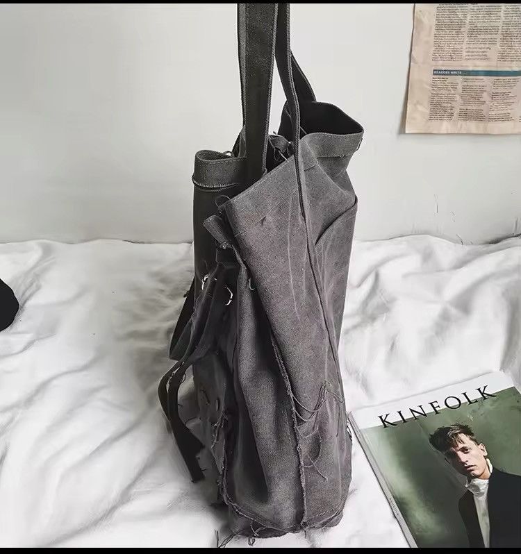 Japanese Brand Streetwear Style Canvas Shoulder Bag Size ONE SIZE - 5 Thumbnail