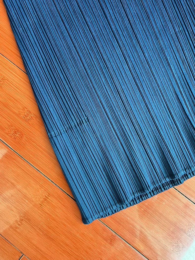 Issey Miyake Issey Miyake size:3 Navy blue pleated long sleeves Size XS / US 0-2 / IT 36-38 - 3 Thumbnail