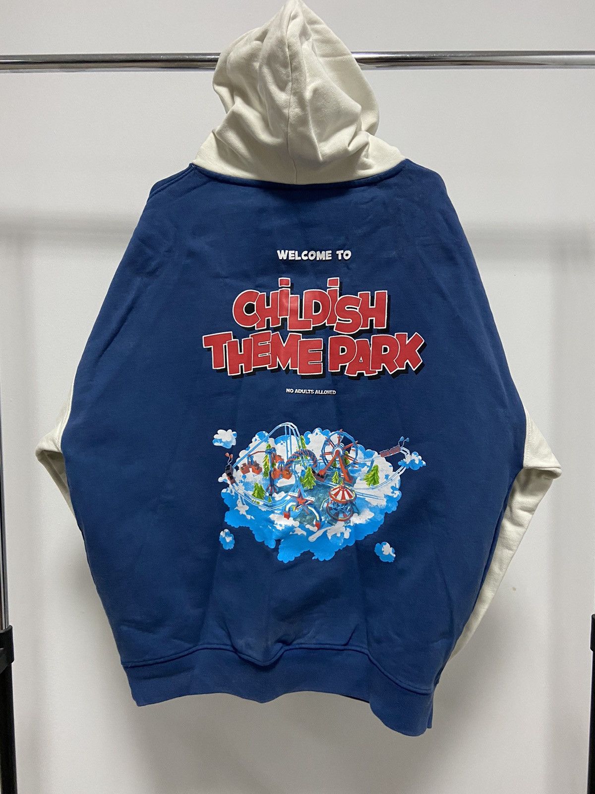 Japanese Brand × Vintage Childish Hoodie Big Logo Vintage Print Skateboarding Y2k Sk8 Size US XL / EU 56 / 4 - 1 Thumbnail
