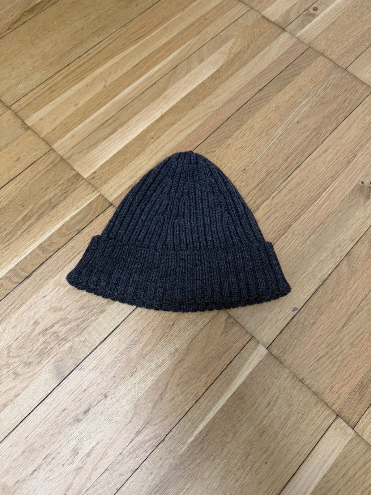 Prada Prada Sport Linea Rossa Grey Ribbed Wool Beanie - Archival Size ONE SIZE - 2 Thumbnail