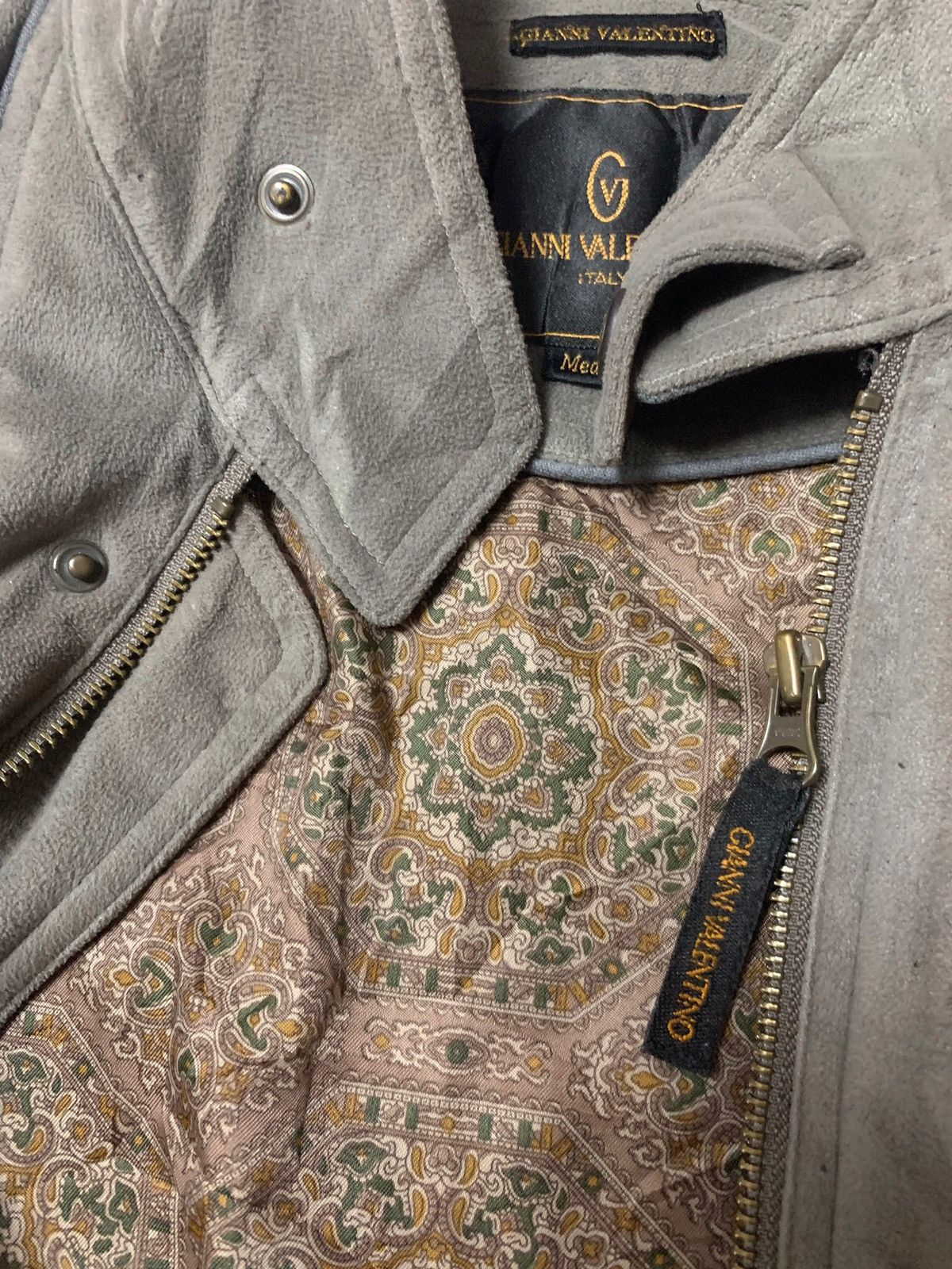 Japanese Brand × Vintage STEAL💥 VTG Gianni Valentino Bomber Jacket Size US M / EU 48-50 / 2 - 13 Thumbnail