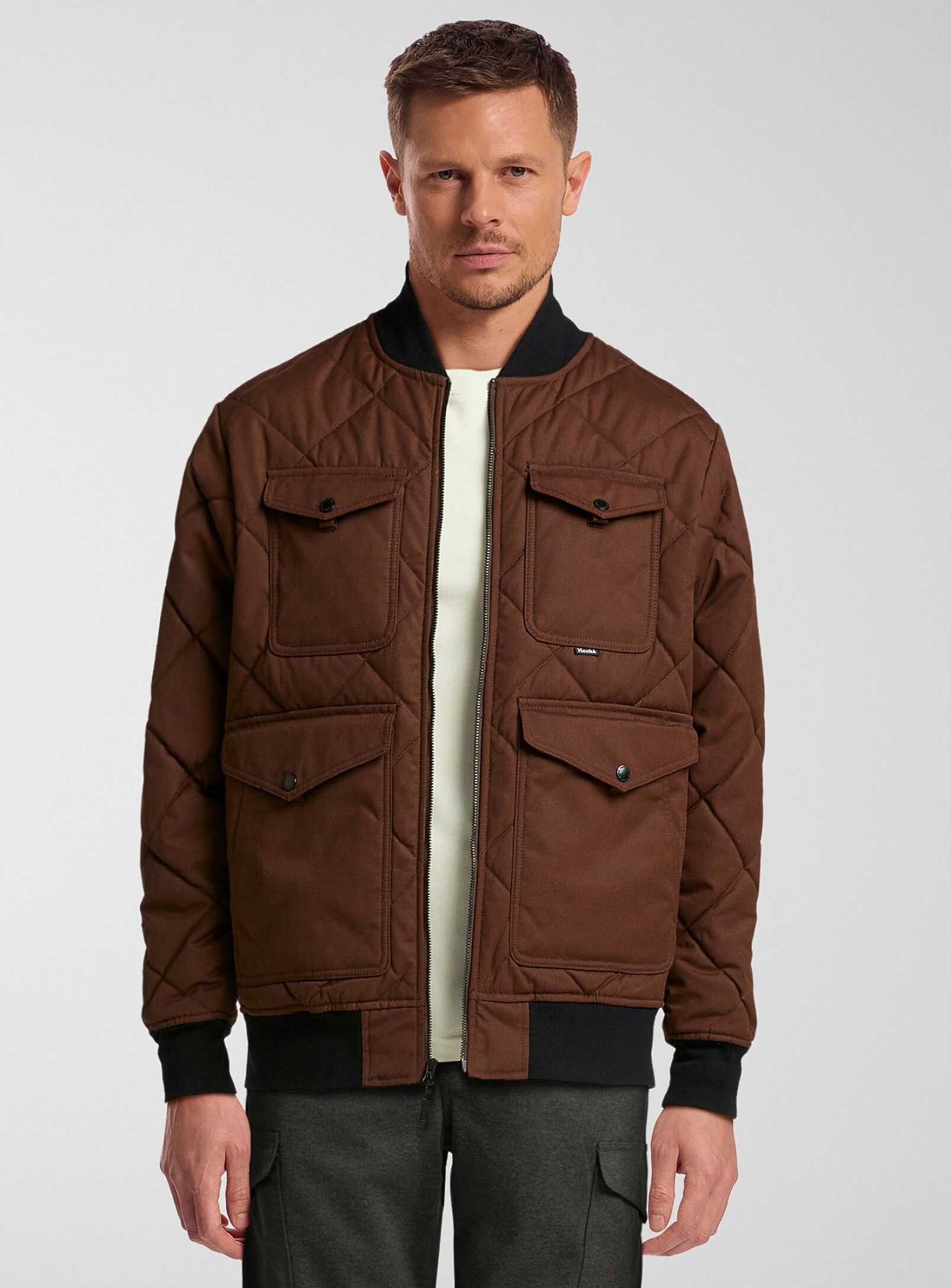 Other BNWT AW24 HOOKE BUSH PILOT QUILTED BOMBER JACKET S Size US S / EU 44-46 / 1 - 1 Thumbnail