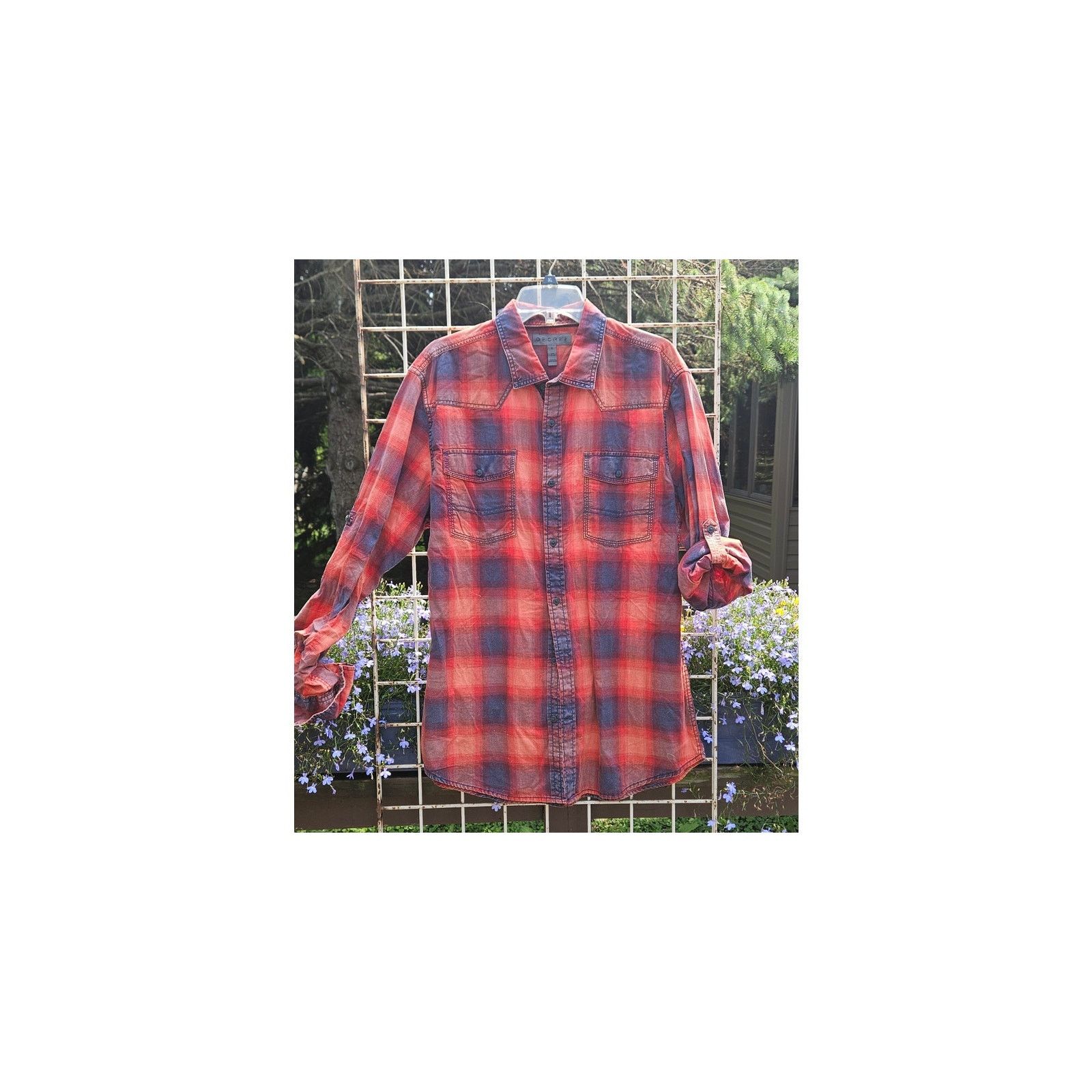 Decree Men's Tops Cotton Button Down Men's Top ~ Get Ready for Fall Size US XL / EU 56 / 4 - 1 Thumbnail
