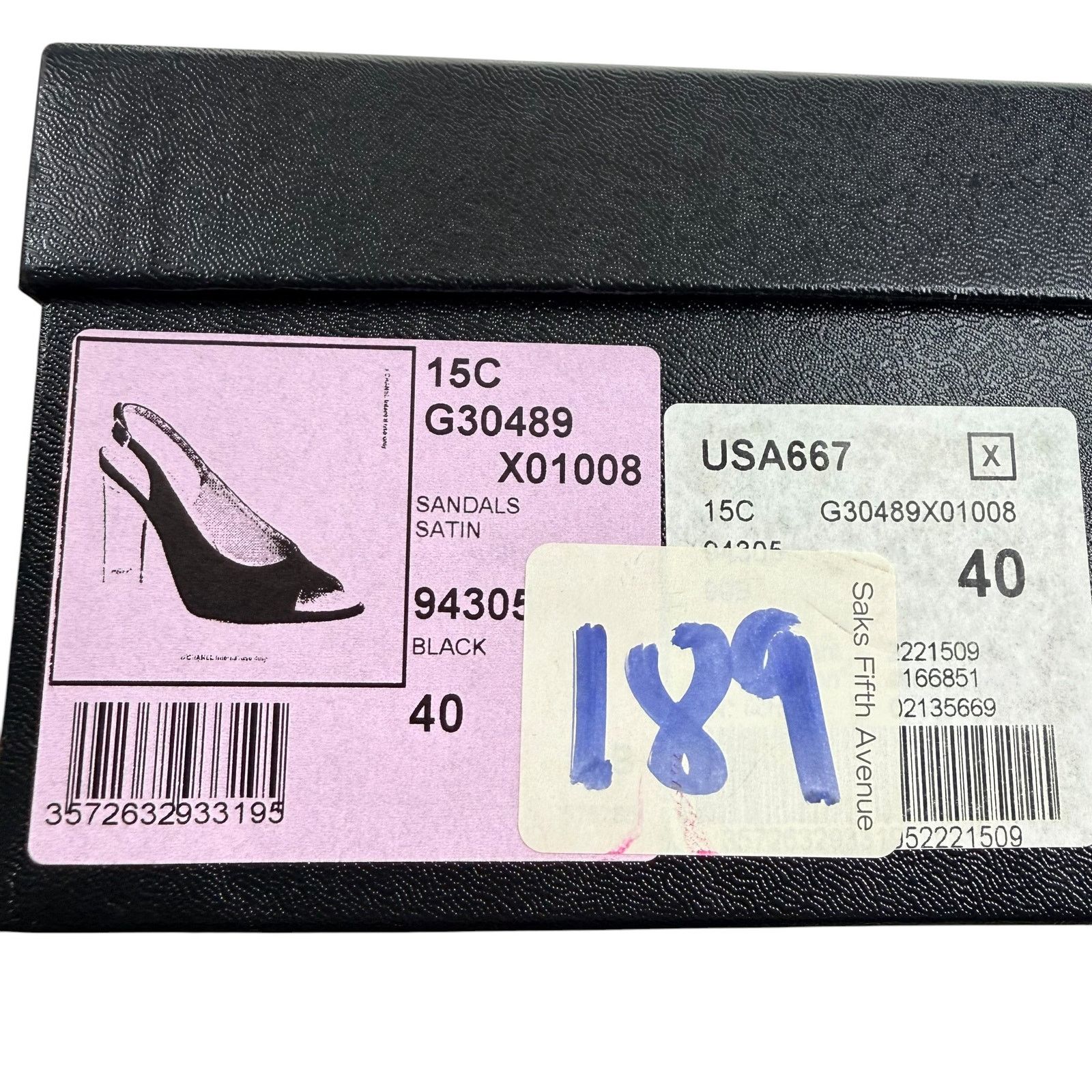 Chanel Chanel 2015 CC Logo Runway Lucite Slingback Pumps Black Size US 10 / IT 40 - 12 Thumbnail
