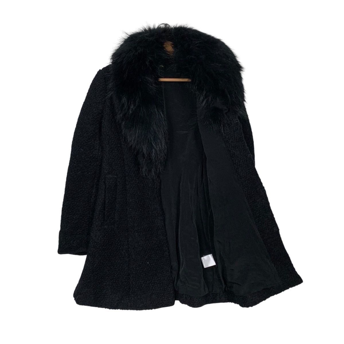 Japanese Brand Japanese Brand Rienda Fur Wool Coat Size S / US 4 / IT 40 - 9 Thumbnail