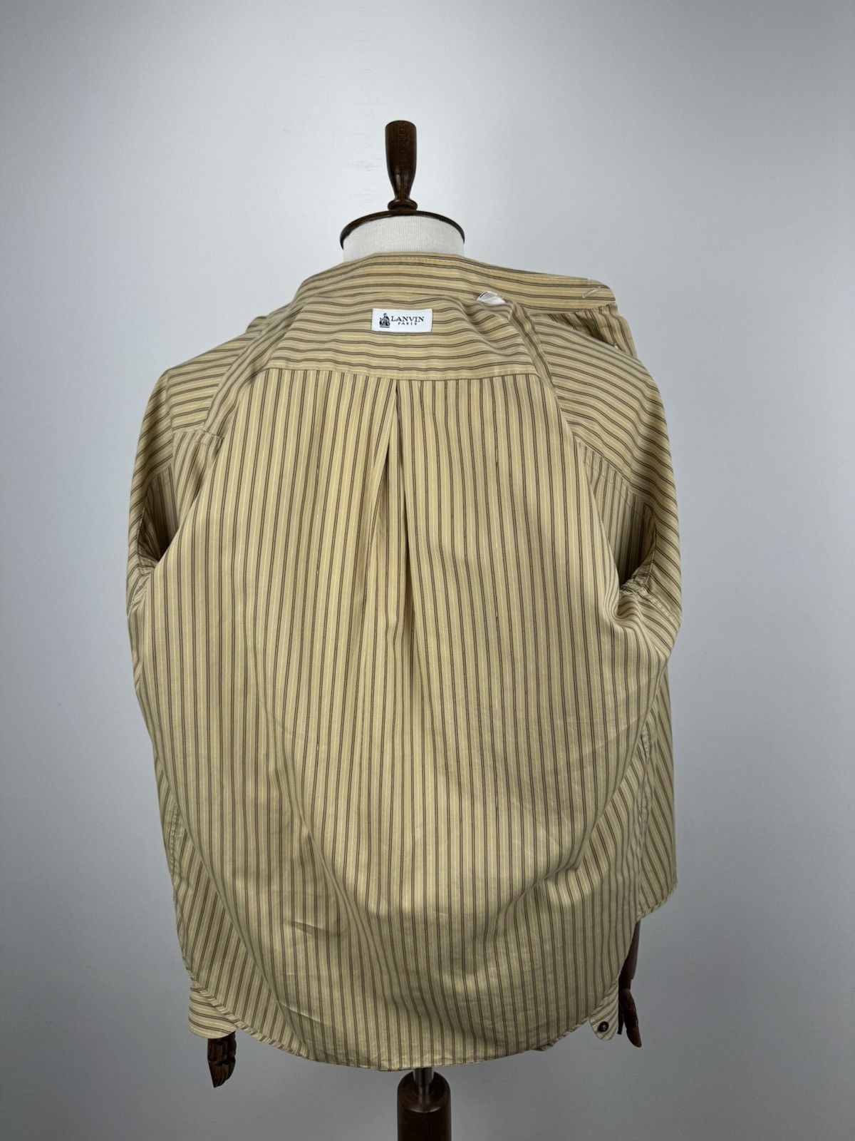 Lanvin × Vintage Vintage Lanvin Paris Long Sleeve Button Down Shirt size M Size US M / EU 48-50 / 2 - 5 Thumbnail