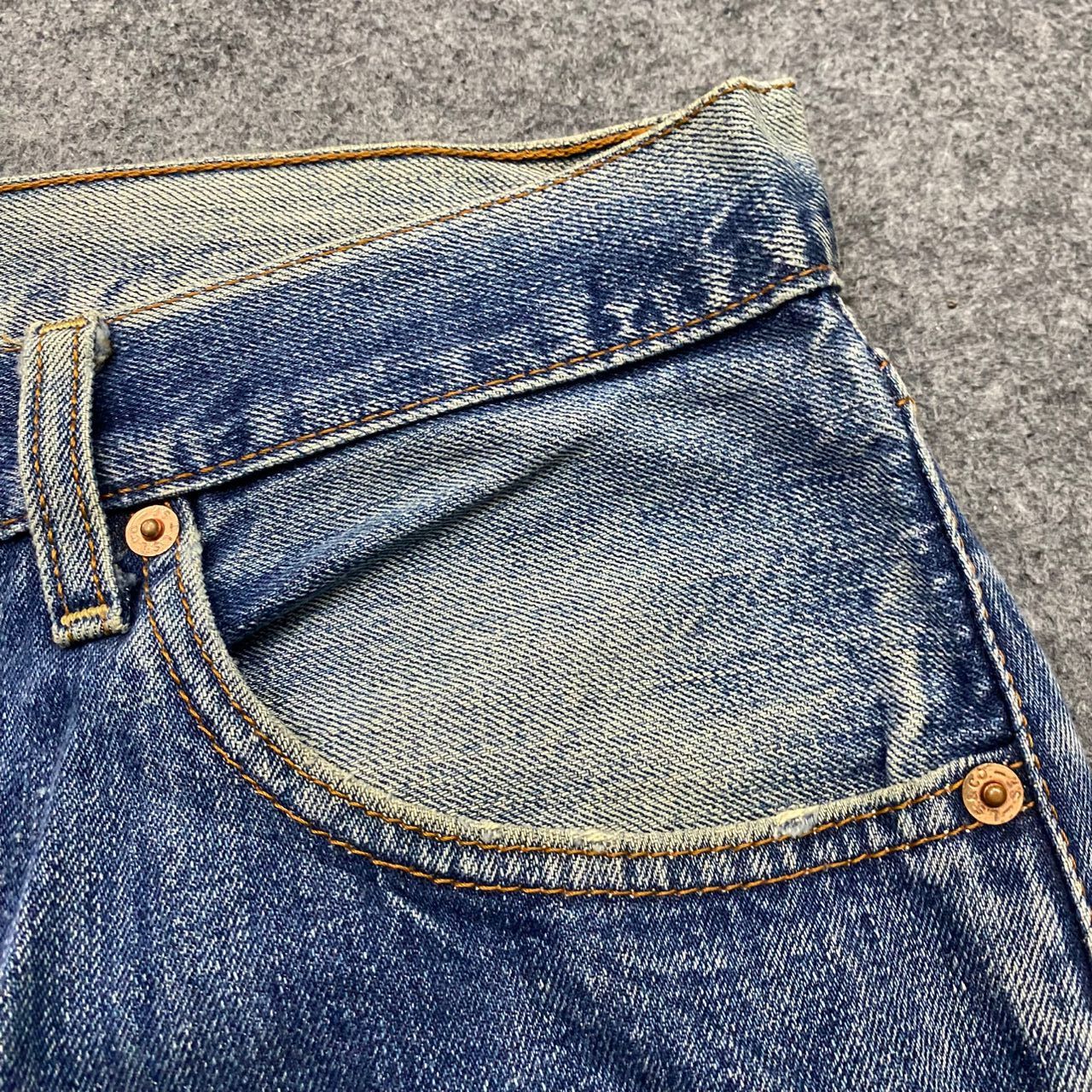 Levi's Vintage Clothing Vintage Levis 503 Distressed Denim Kurt Cobain Style Size US 31 - 10 Thumbnail