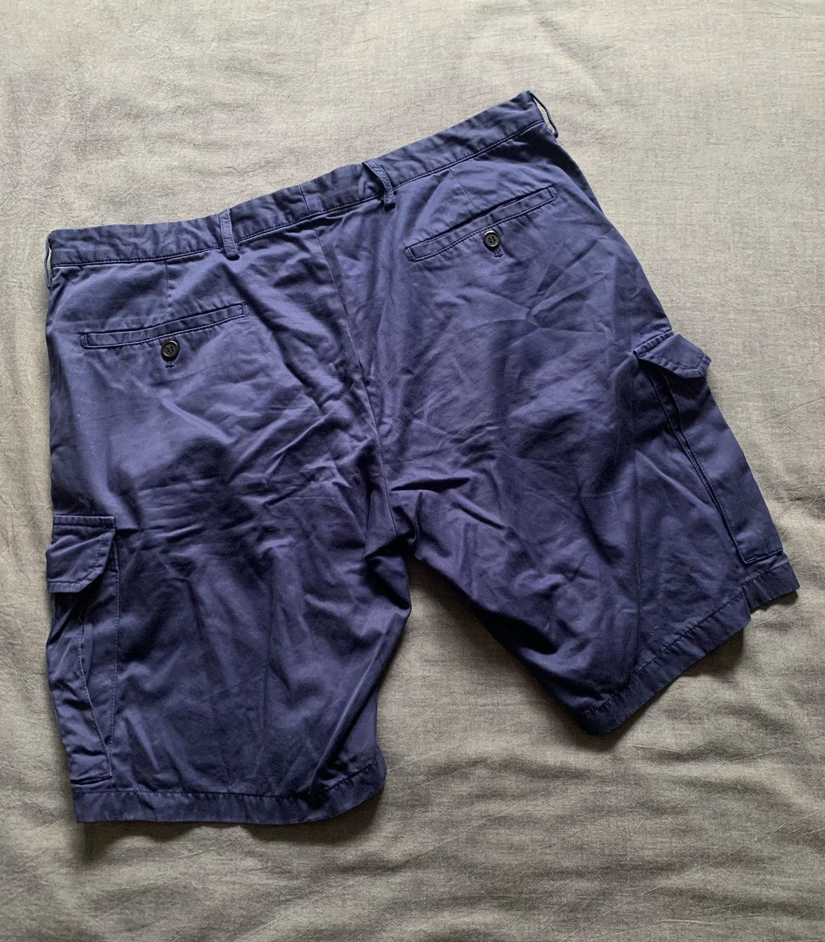 Prada Prada Dark Blue Cargo Shorts Size US 32 / EU 48 - 2 Thumbnail