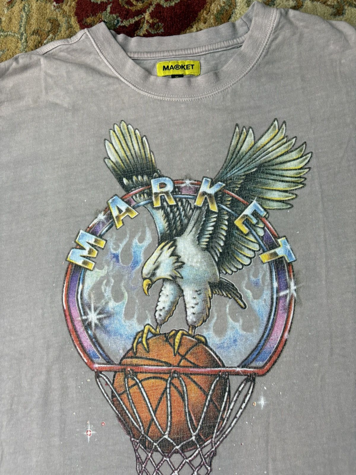 Japanese Brand × Market China town Market Basketball graphic Tshirt Size US XL / EU 56 / 4 - 2 Thumbnail