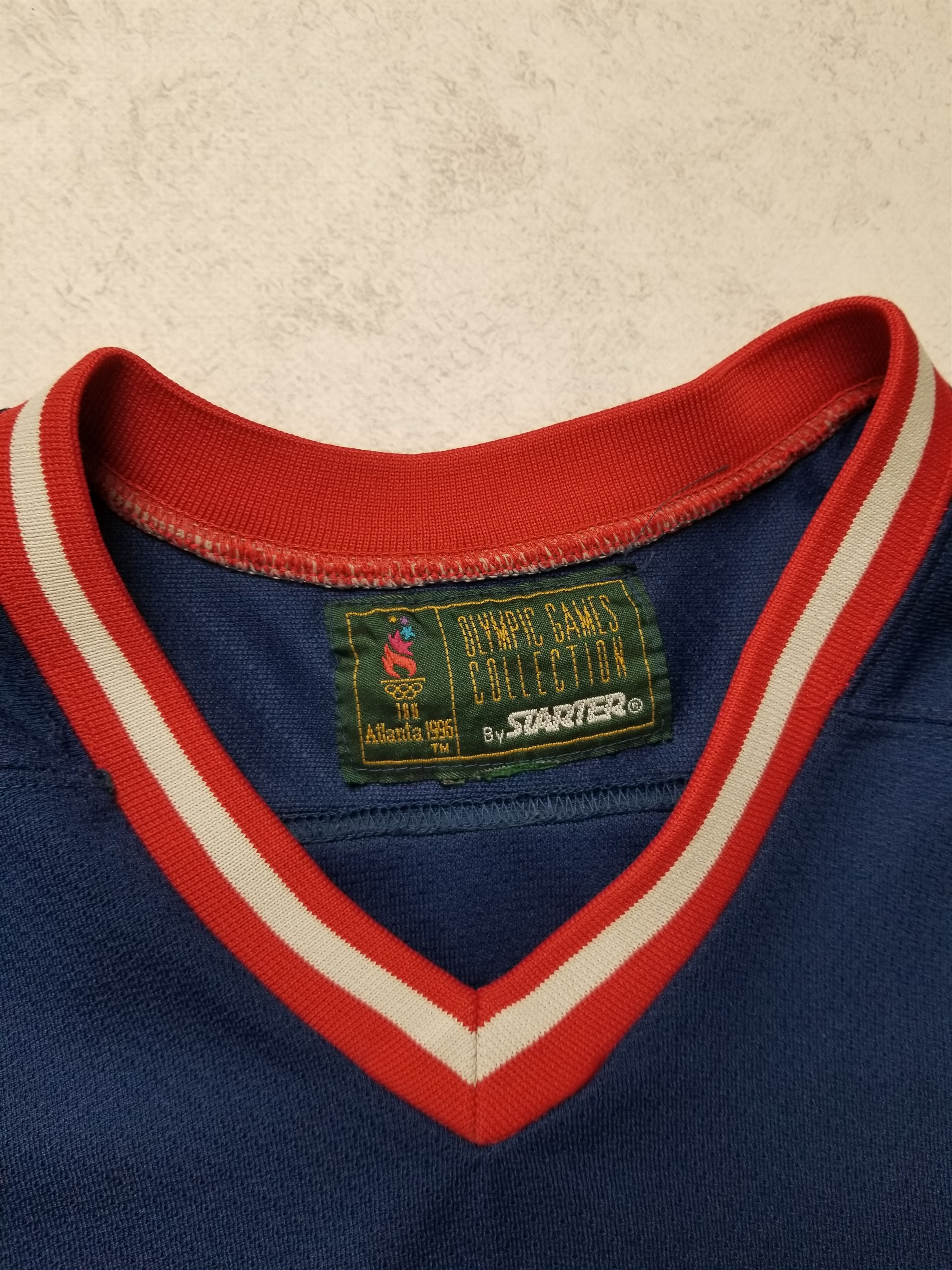 Starter 1996 Atlanta Olympics Hockey Jersey Vintage Starter RARE Size US L / EU 52-54 / 3 - 18 Thumbnail