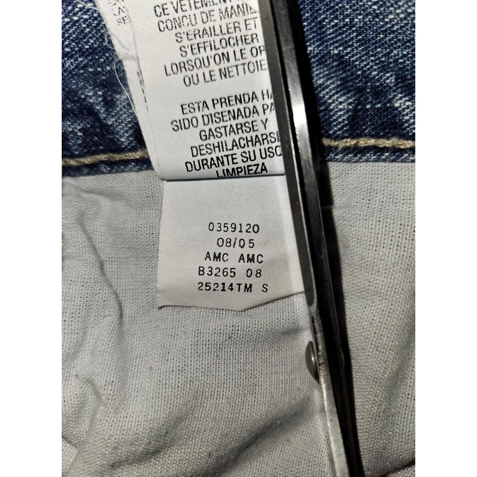 Tommy Hilfiger VINTAGE Tommy Hilfiger Jeans Womens 12R Blue Classic Bootcut Denim 00s Mens Girls Size 34" / US 12 / IT 48 - 4 Thumbnail