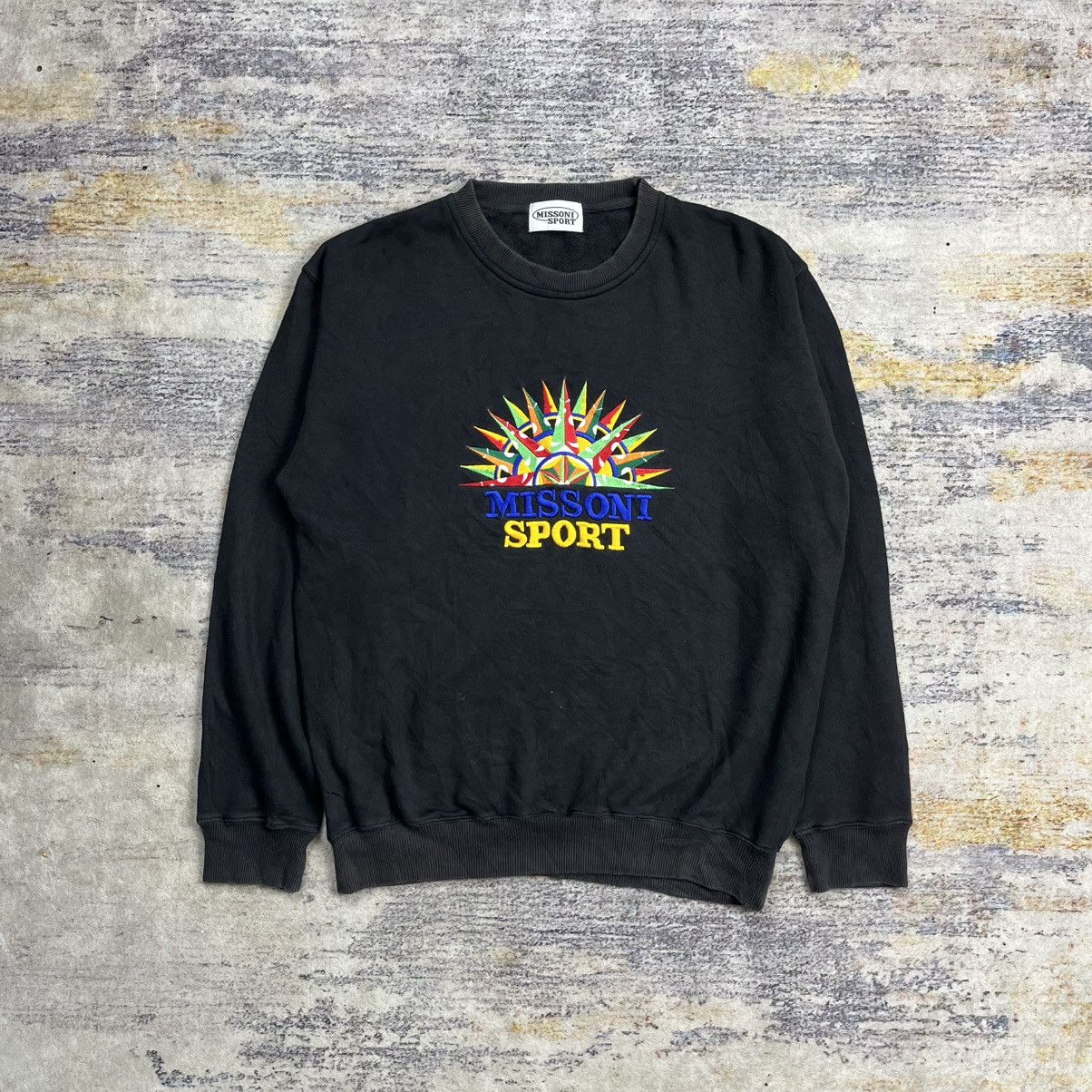 Missoni × Vintage Vintage Missoni big logo embroidery sweatshirt Size US M / EU 48-50 / 2 - 1 Thumbnail