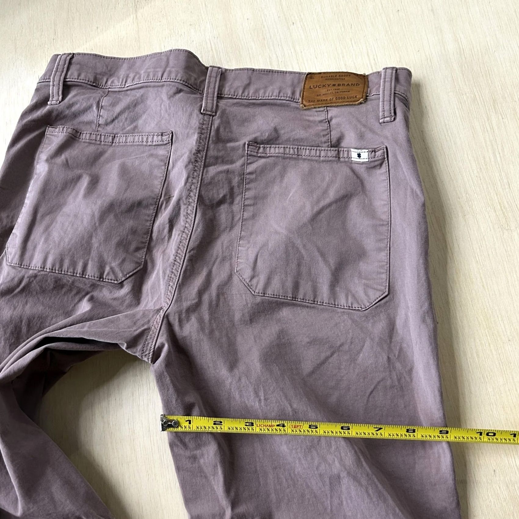 Lucky Brand Lucky Brand Womens Pants Regular 4 Purple Twill Cargo Stretch Pockets Casual Zip Zipper Fit Size 27" / US 4 / IT 40 - 7 Thumbnail