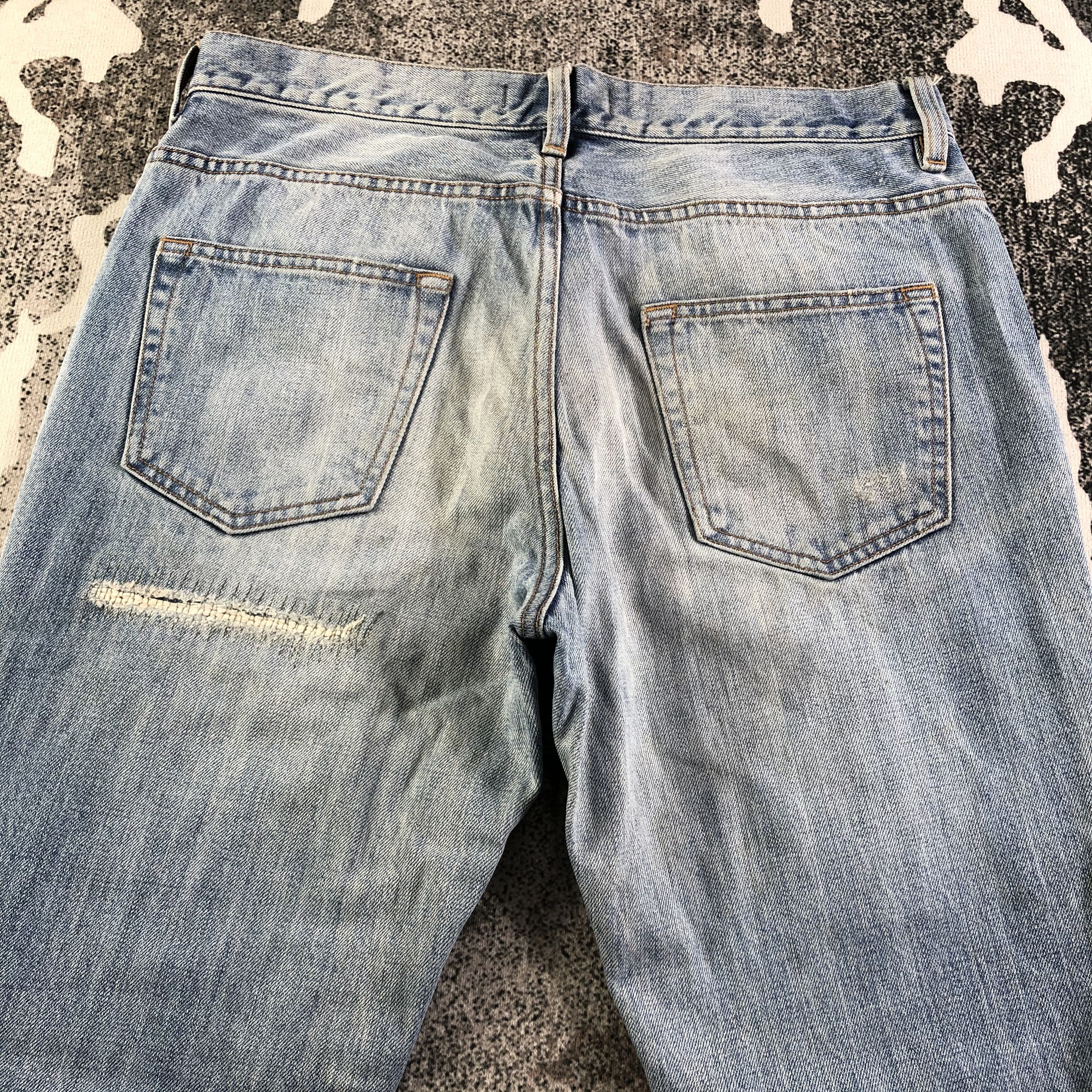 Japanese Brand Japanese Brand AZUL Ripped Jeans KJ2215 Size US 32 / EU 48 - 4 Thumbnail