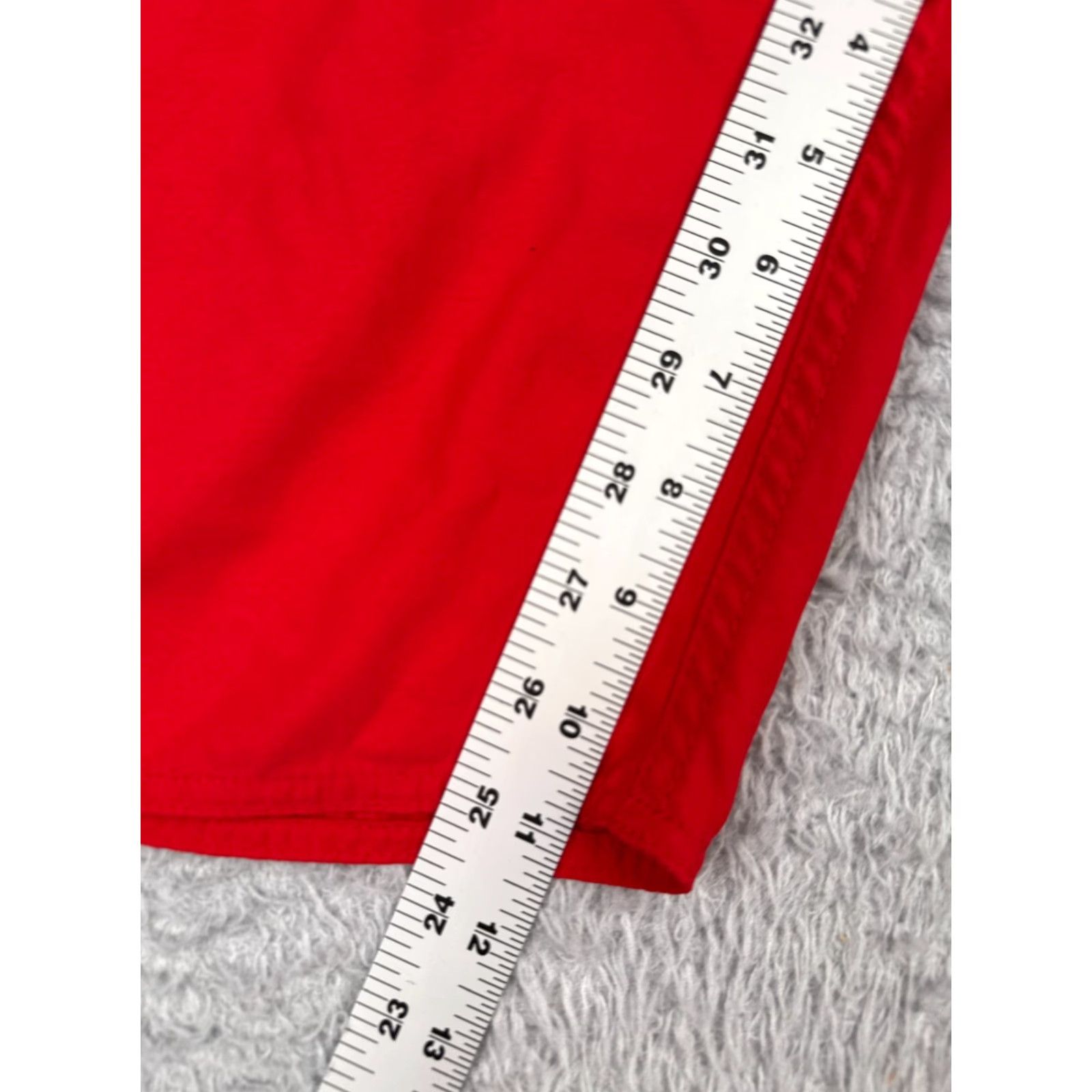 O'Neill O'Neill Board Shorts Mens 38 Red Green Solid Cargo Polyester 38x11 Swim Trunks Bottom Adult Men Size US 38 / EU 54 - 7 Thumbnail