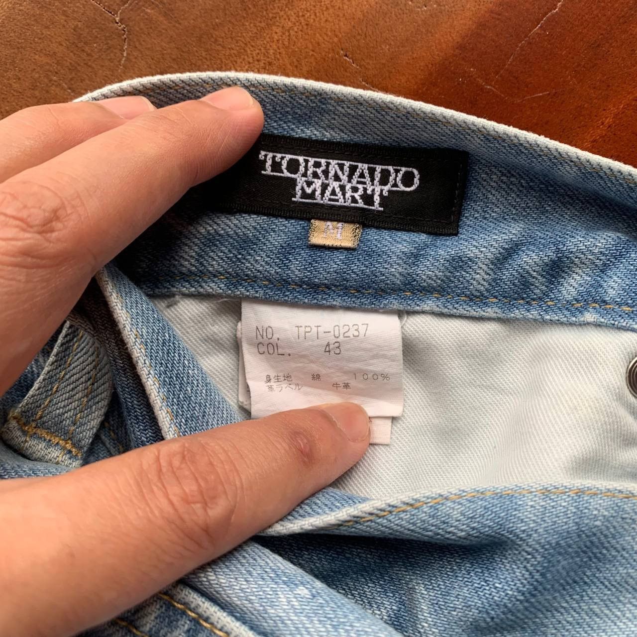 Tornado Mart 💥Archival💥 Flare Vintage Tornado Mart Light Blue Denim Pants Size US 31 - 9 Thumbnail