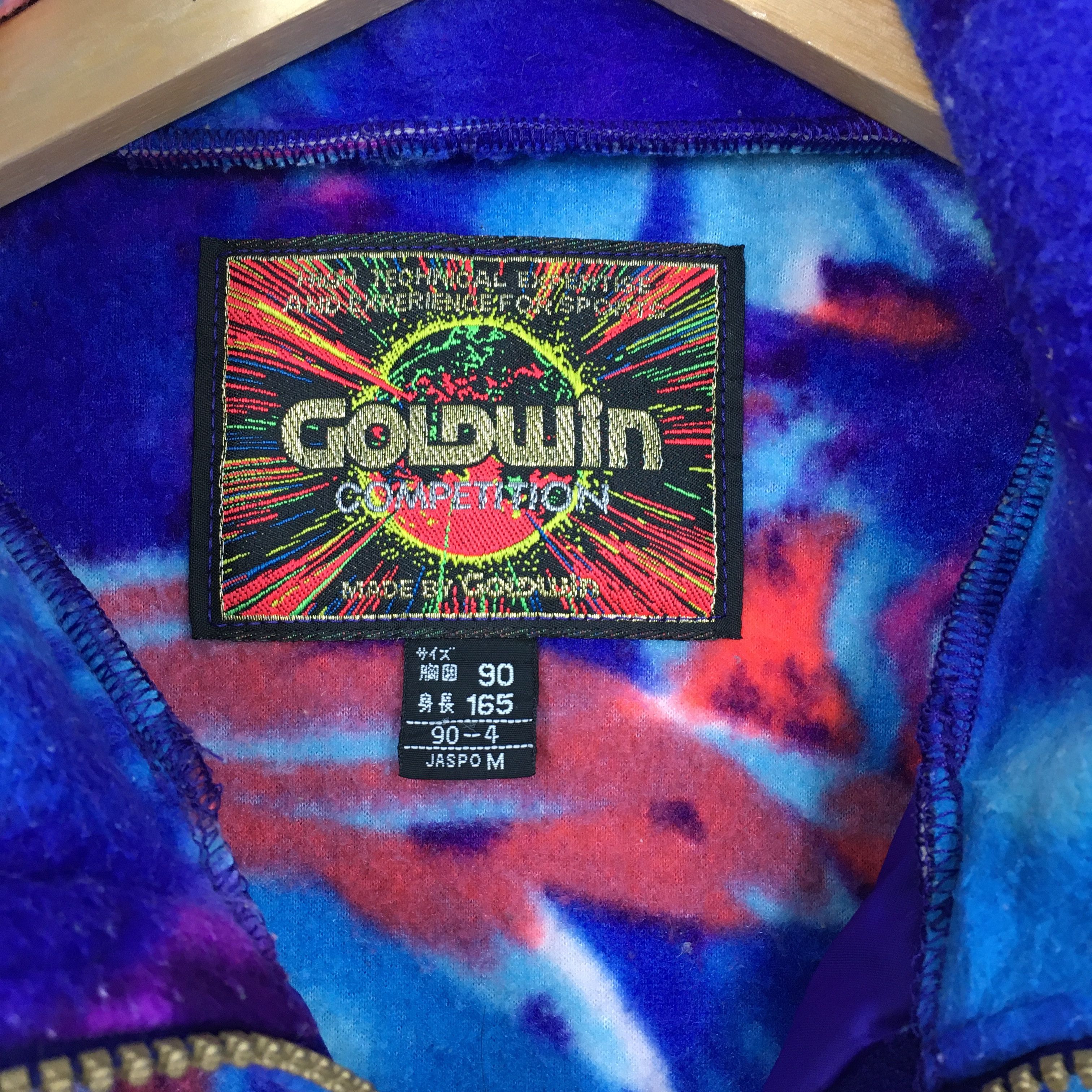Goldwin Vintage Goldwin Japan Floral Fleece Jacket Medium Size US M / EU 48-50 / 2 - 5 Thumbnail