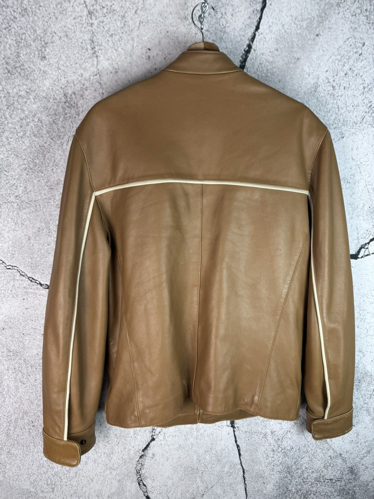 Andrew Marc VTG ANDREW MARC New York RACING moto Leather Jacket MEDIUM Size US M / EU 48-50 / 2 - 3 Thumbnail