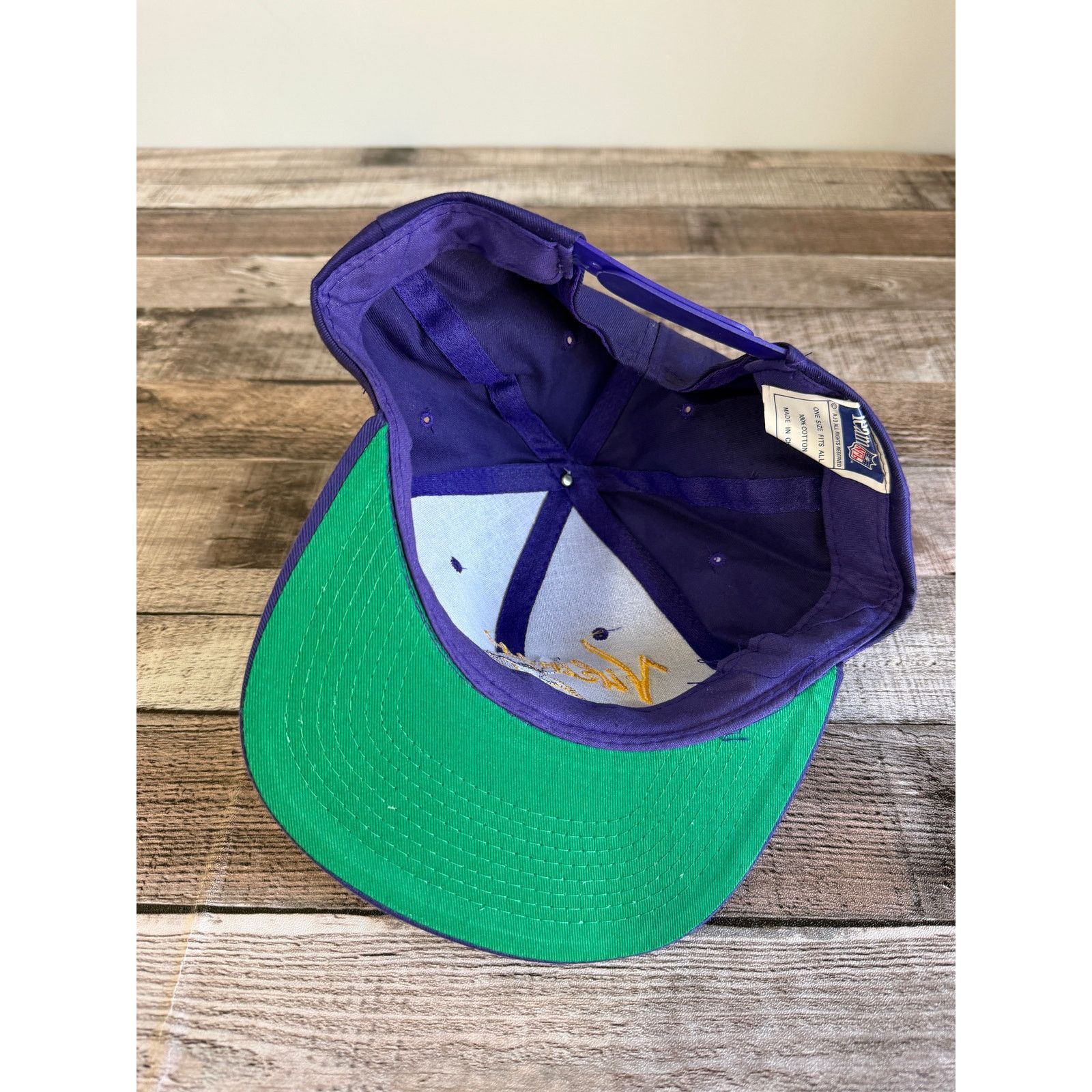 NFL Vintage Minnesota Vikings Snapback Hat - New with Tags Size ONE SIZE - 7 Thumbnail