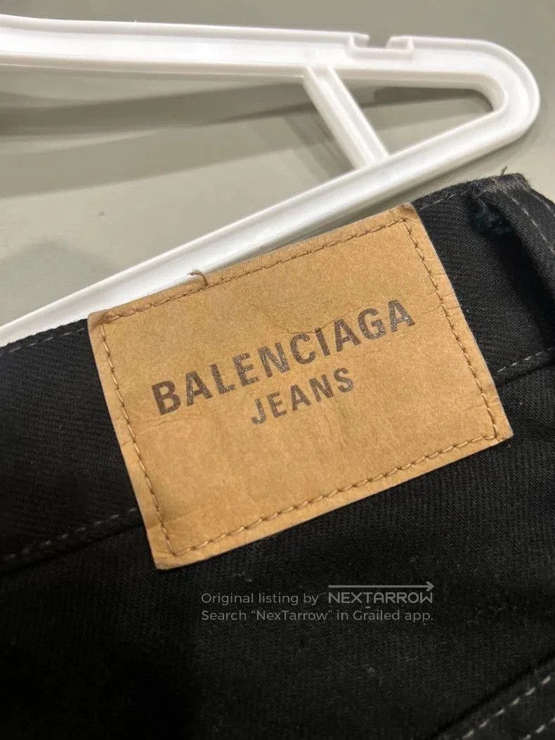 Balenciaga Balenciaga Design Distressed Denim Pants. Size US 26 / EU 42 - 3 Thumbnail