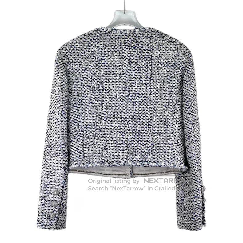 Chanel Chanel 25P colour-matched sequin round neck single-breaste Size XS / US 0-2 / IT 36-38 - 2 Thumbnail